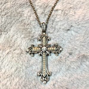 Brighton extra long Cross Necklace